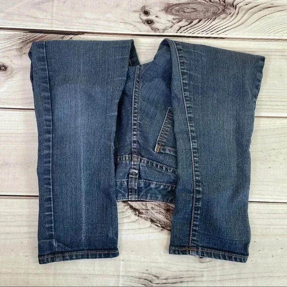 Express Jeans Blue Crop Jean Leggings Size 0 - Picture 4 of 15